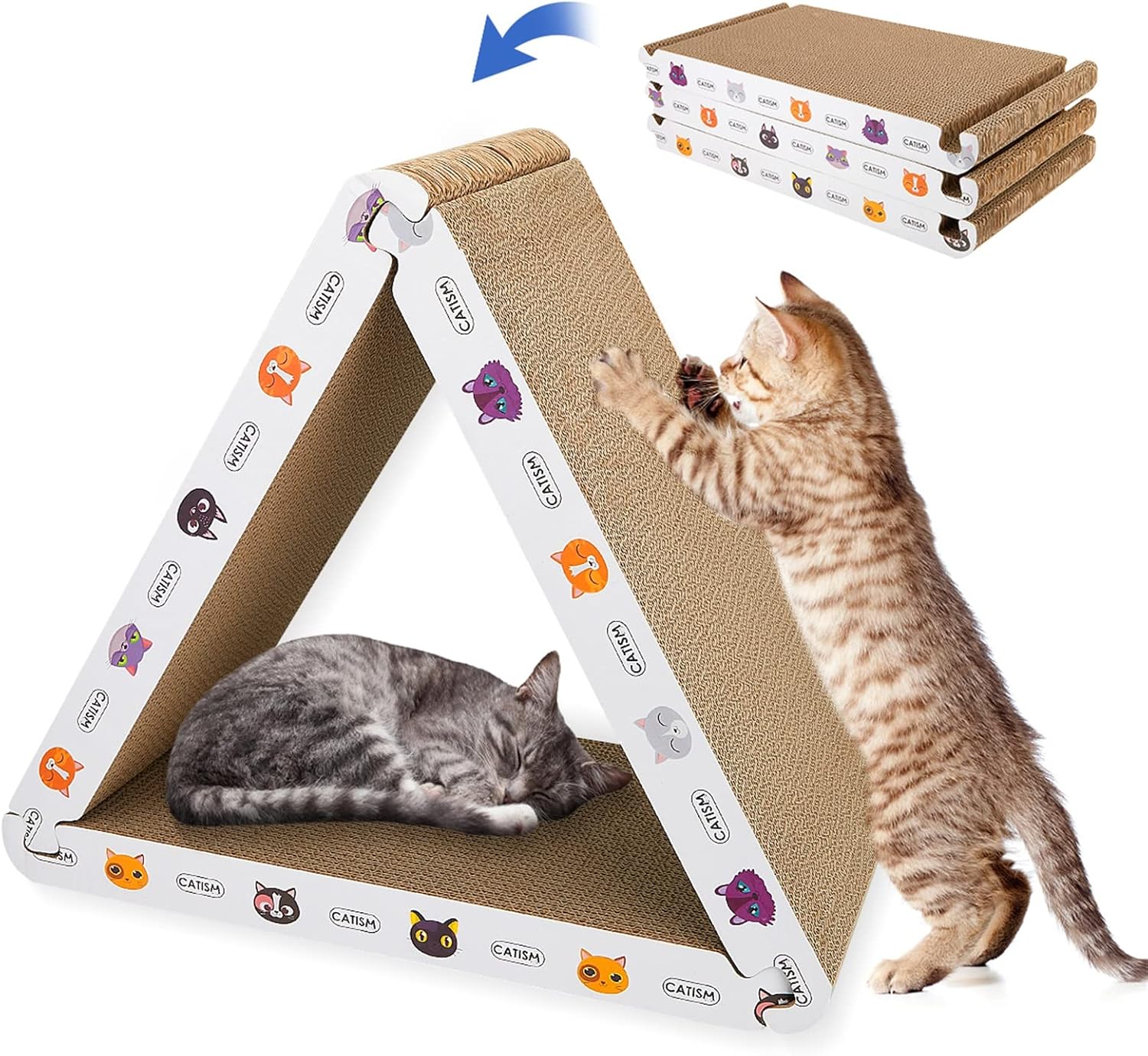 CATISM Triangle Cat Scratcher
